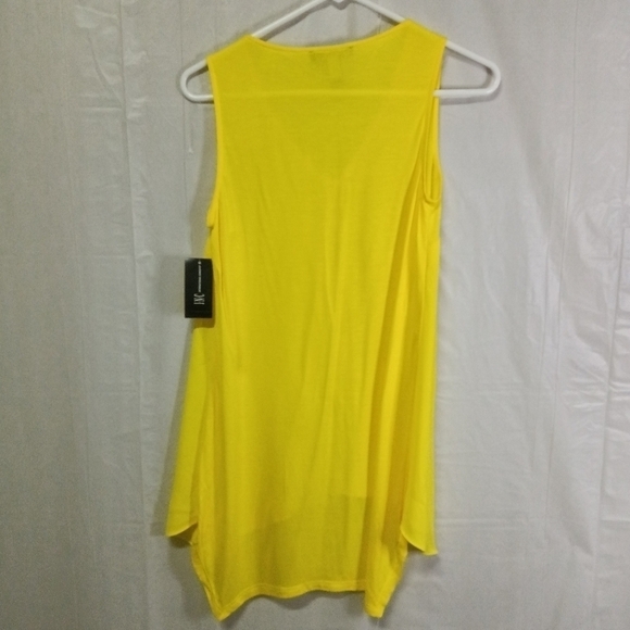 INC International Concepts Sleeveless Top Sunray Hi Low Size Small - Picture 6 of 6
